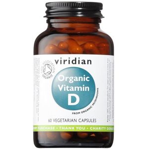 Viridian Organic Vitamín D 60 kapslí